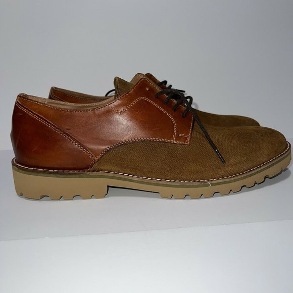 KAAN Steve Madden Mens Cognac Brown Oxford Casual Dress Shoes Size 13 D NEW main image 6